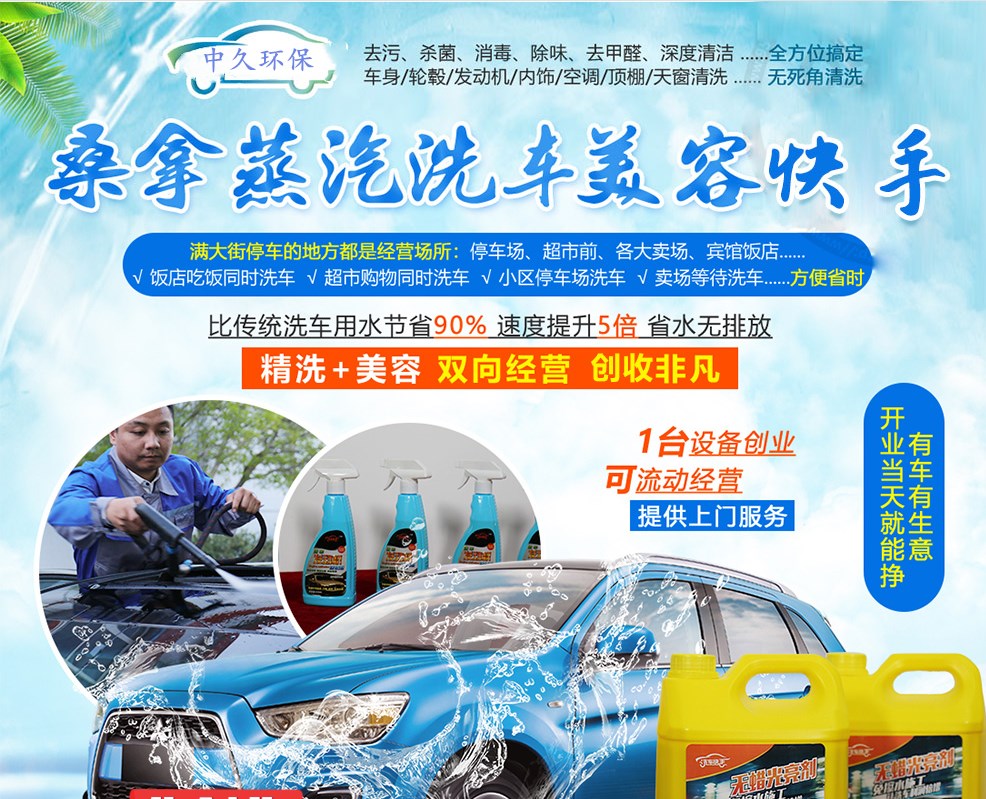 蒸汽洗車機